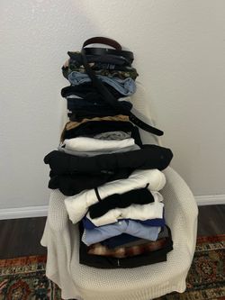 Men’s clothing & shoes size large