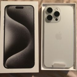 Iphone 15 Pro Max 256GB White Titanium Unlocked