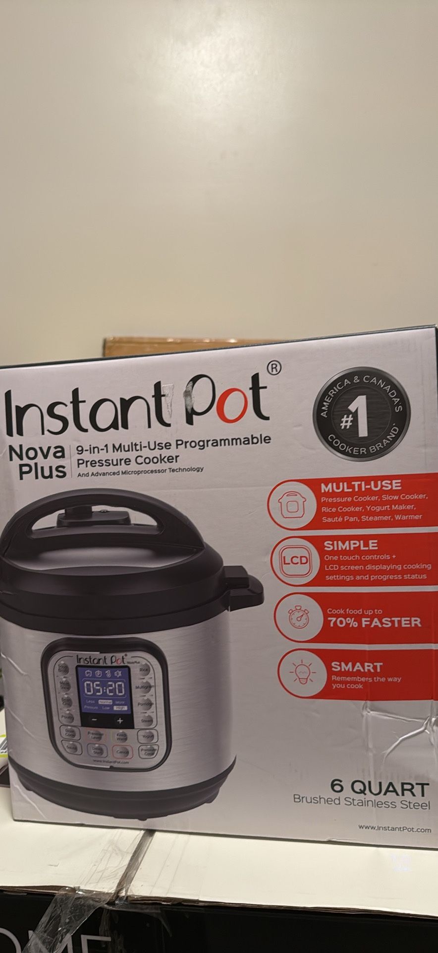 Instapot Nova plus