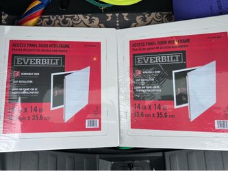 2 NEW EVERBILT 14” x 14” access panels