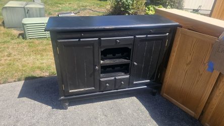 Cabinet With Wine Holder