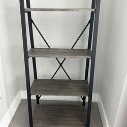 Rustic Ladder Shelf Bookshelf 