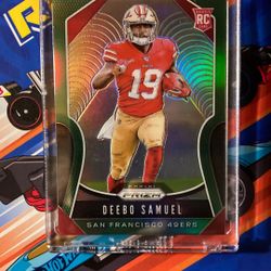 2019 49ers DEEBO SAMUEL “GREEN” PRIZM ROOKIE CARD