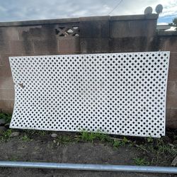 White Garden Lattice 4 Pcs