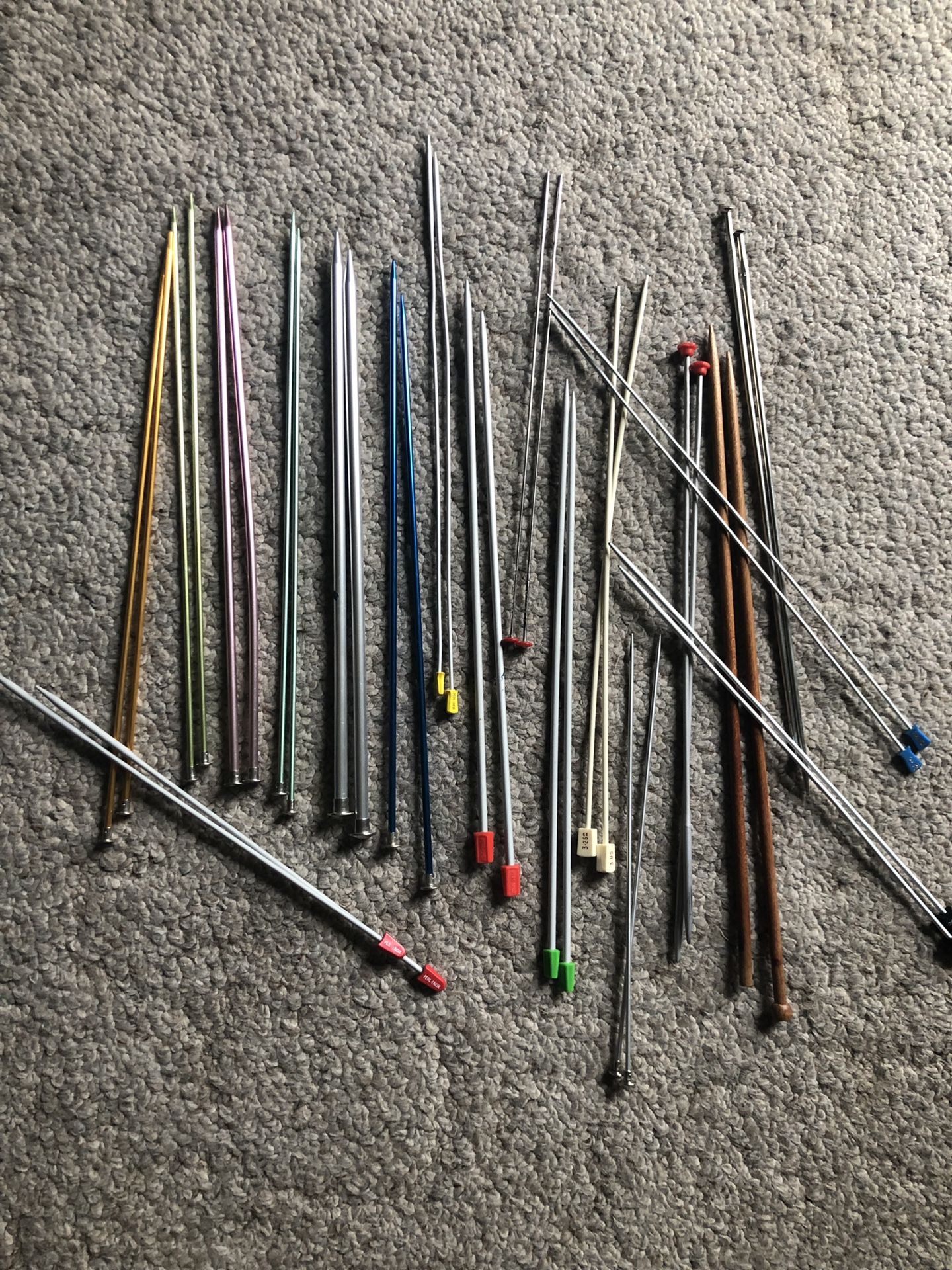 Knitting needles