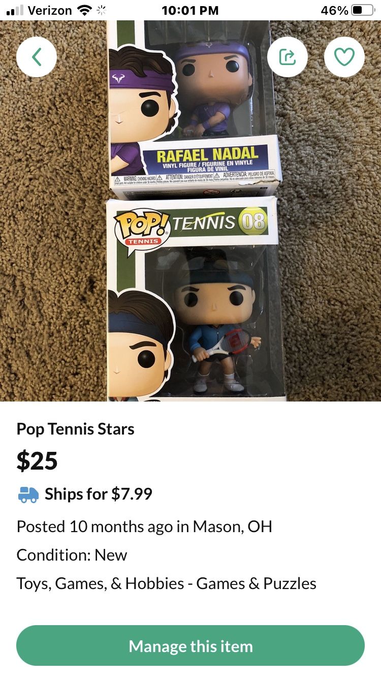 2 Pop Tennis Players