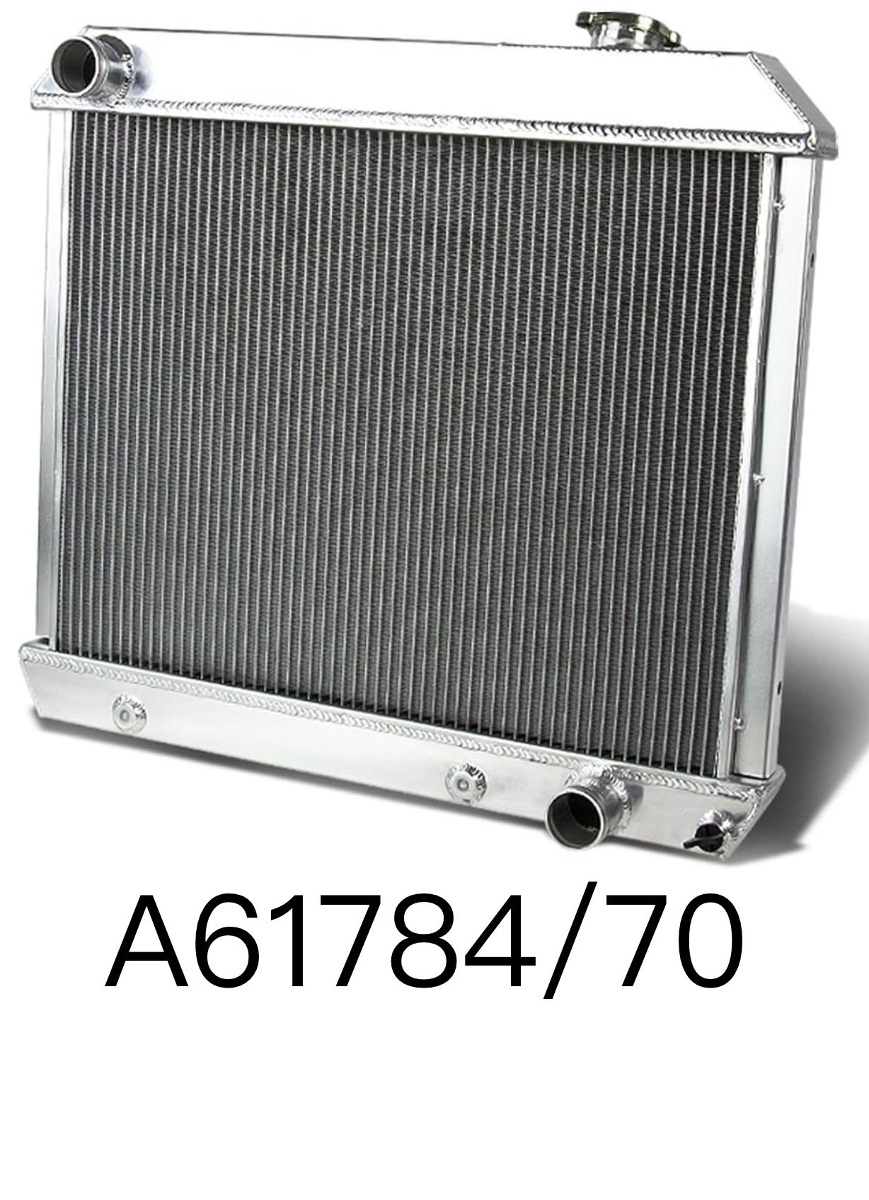 Radiator Compatible with 1 Chevy C/K Series Oldsmobile Pontiac 3.8L 3.9L 4.1L 4.3L 4.8L 5.0L/ 4.6L l6/ V6/ V8 MT, Full Aluminum 3-Row Cooling