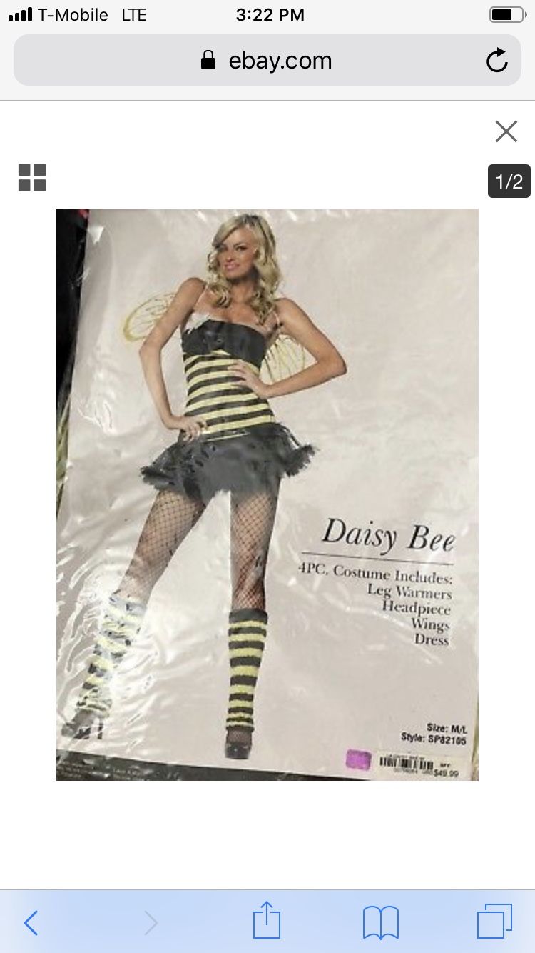 Daisy Bee Halloween costume 4 pc