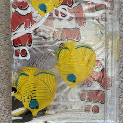 Shower Curtain Tropical Fish Design-NEW