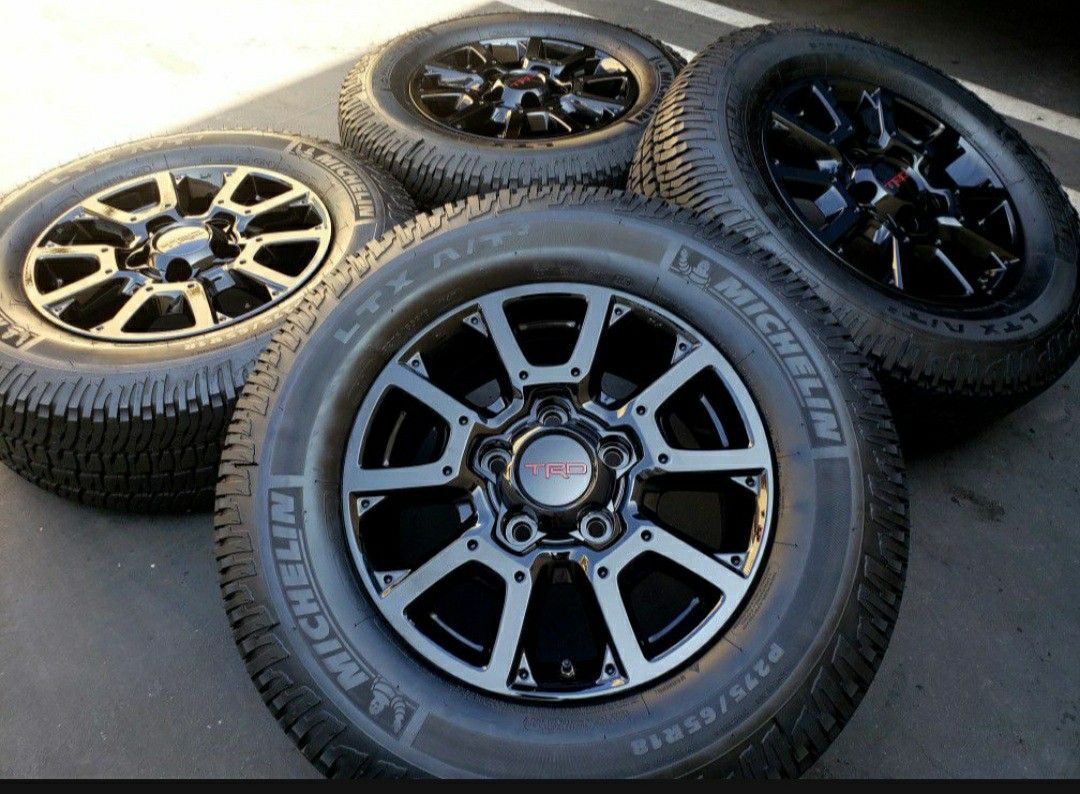 18" TOYOTA TUNDRA TRD PRO OEM FACTORY WHEELS RIMS AND TIRES for Sale in ...