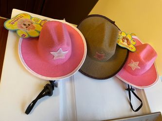3 New Dog Cowboy Hats