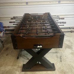 Solid Wood Foosball Table (Barely Used)