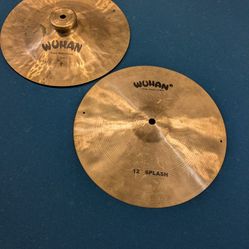 2 Wuhan 12 " Cymbals. See Description For Price.
