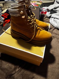 Michael Kors Lace-Up Combat Boots