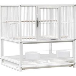 “New”Parakeet/Bird Cage(32”)wrought Iron Make Offer”W/stand(retail$139)