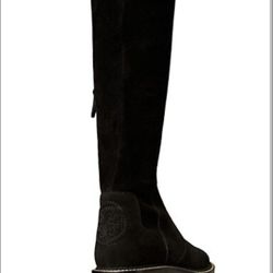 Black Tory Burch Over The Knee Boots