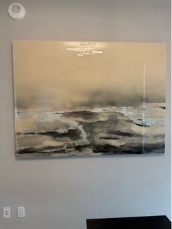 Modern Abstract Wall Art – 48” x 60” Large Canvas Painting