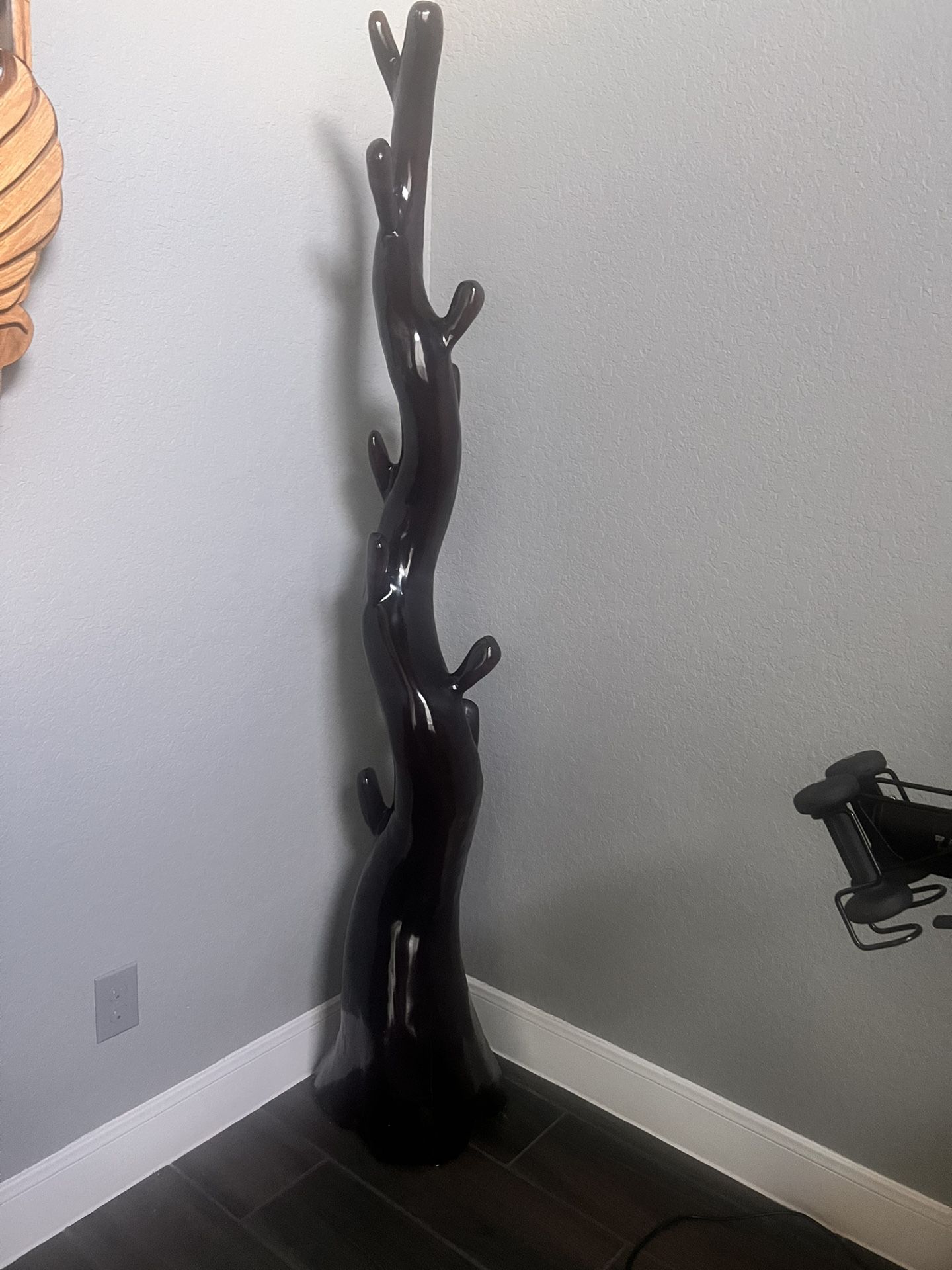 Hook Coat Rack Solid Wood Freestanding 10 - Hook Coat Rack