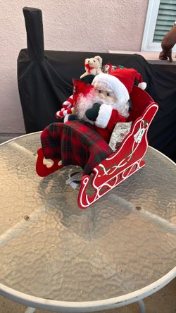 Santa In His Sleigh