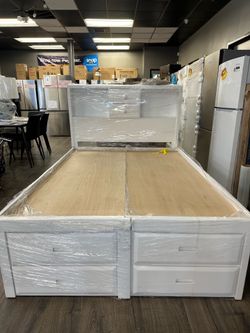 Full Bed Frame With 6 Drawers Take It Home In Payments Please Read Description