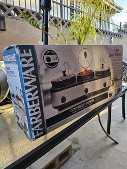 Farberware 3 Crock Slow Cooker