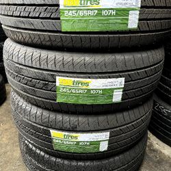 245/65/17 New Tires #4 Tbb Mount & Balance // 4 llantas nuevas Instaladas Y Balanceadas