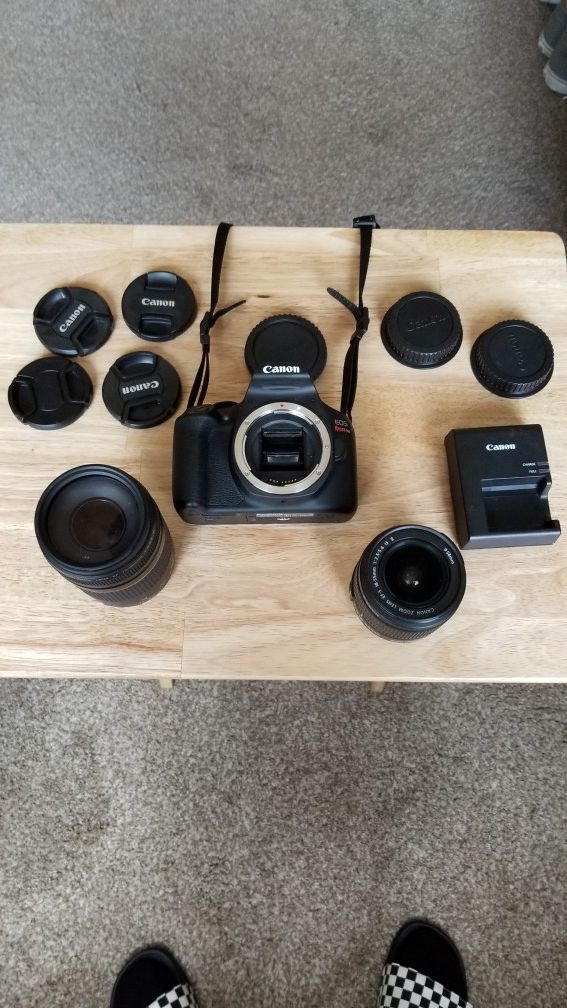 Canon T6 With 2 Lenses