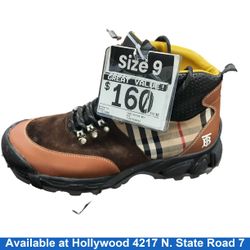 Burberry Tore Hiking Boots Brown