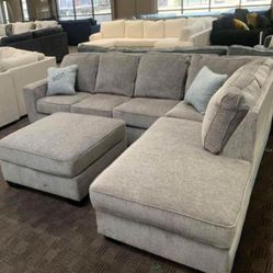 Altari Alloy 2-Piece Sectional with Ottoman