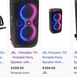 JBL Party box 110- Portable And Rechargeable 