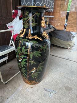 Vintage very tall vase /no cracks or scratches