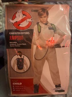 Halloween ghost busters costume for kids