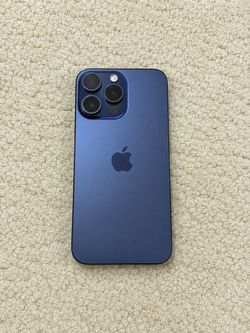 Apple  15 iPhone Pro Blue Titanium- fully unlocked