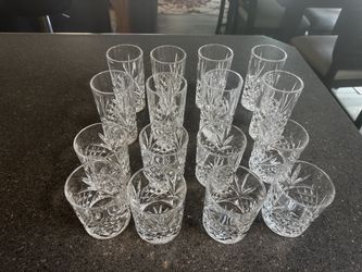 Cut Crystal Glassware Set – 16