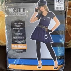 HALLOWEEN COP CUTIE KIDS COSTUME MEDIUM
