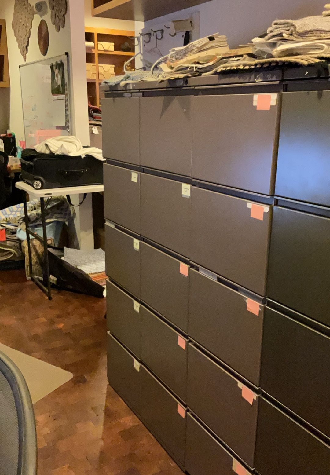 Herman Miller 5-Drawer Filing Cabinet (Tan/Brown, 3 Available)