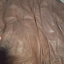 Wilson's Leather Brown Leather Jacket.