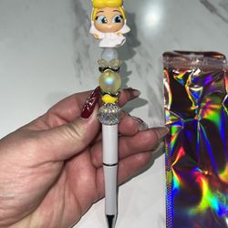 Cinderella Wedding Beaded Pen