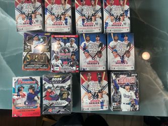 Baseball blaster boxes for sale / see pics $20-$25 a box