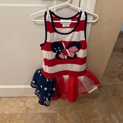 Girls Americana Dress, Size 7 