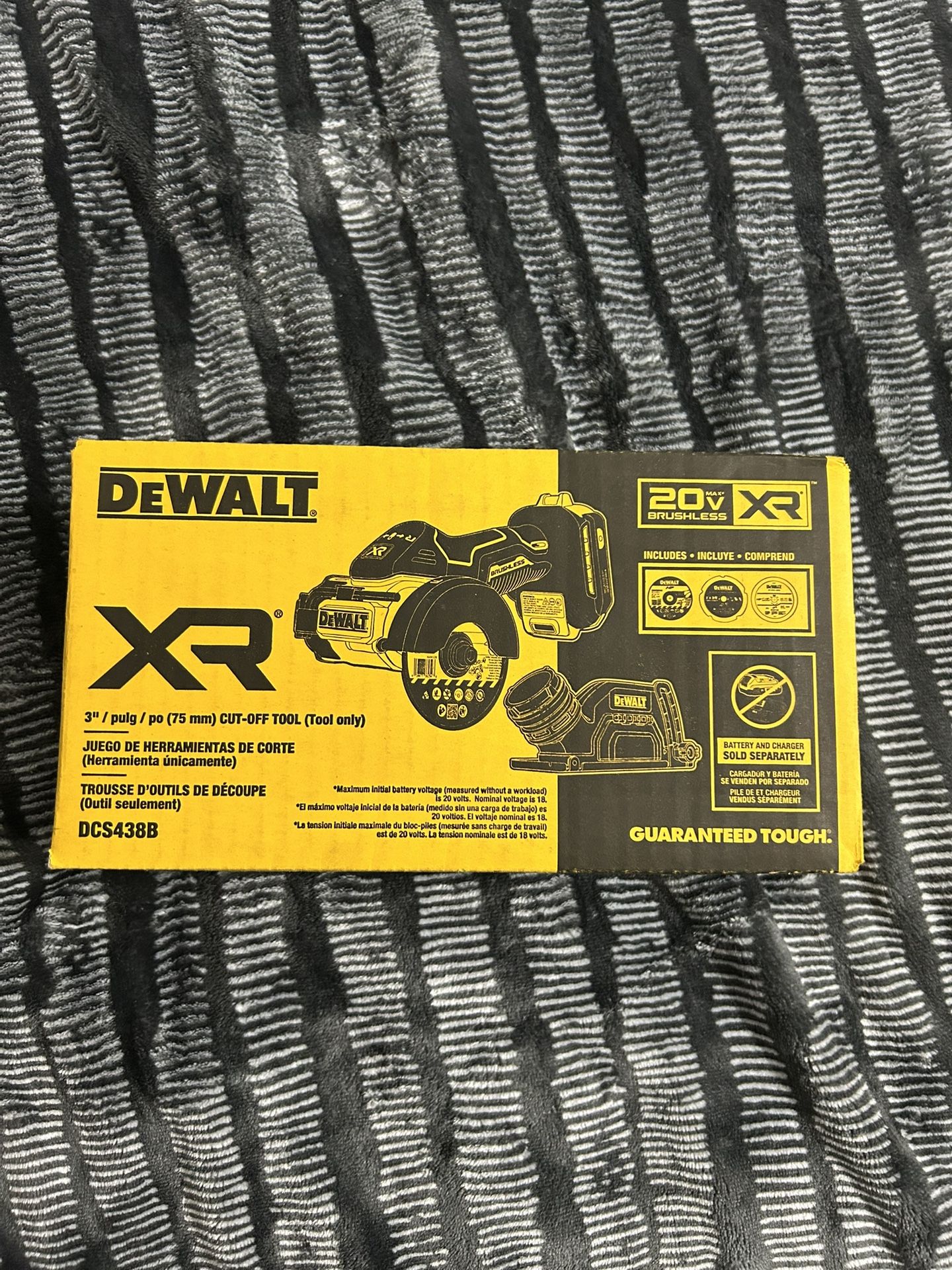 Brand New Dewalt XR 3-in 20-volt max Trigger Switch Brushless Cordless Cut-off tool Model DCS438B