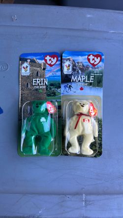 Beanie babies in packaging