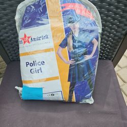 Police girl costume  size 12-14