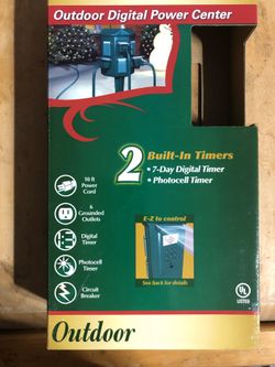Outdoor Digital POWER CENTER Timer