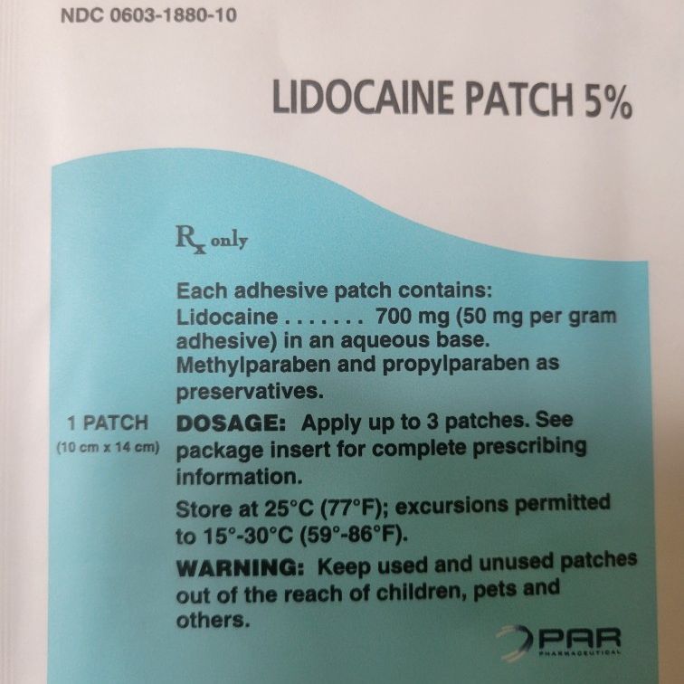 Pain Patch Lidocaine Patch  5%