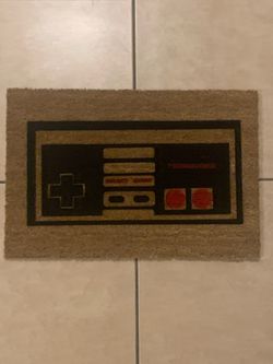 Remote custom door mat.