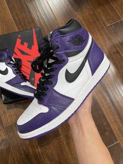 Size 10.5 - Jordan 1 High Retro Court Purple