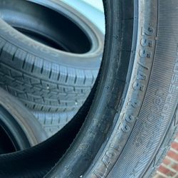 4 255/45/22 Continental Tires  9/32nd. 