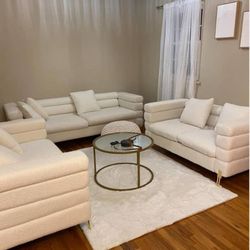 Living Room Set - 3pac. Sofa And Loveseat. Super Offer. Ask For Price