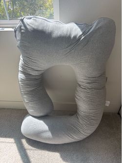 Momcozy Pregnancy Pillow With Soft Cover